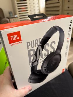 JBL Harman Pure Bass Wireless Bluetooth Tune 510 BT Headphones