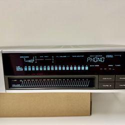 Very Cool Akai AA-A25 Computer Controlled Stereo Receiver (1984-86).  TESTED/WORKING
