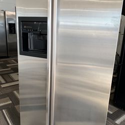 Stainless Steel Side By Side Refrigerator Ge 
