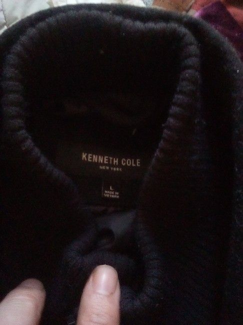 Kenneth Cole Black Peacoat 