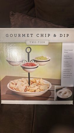chip and dip two tier tower