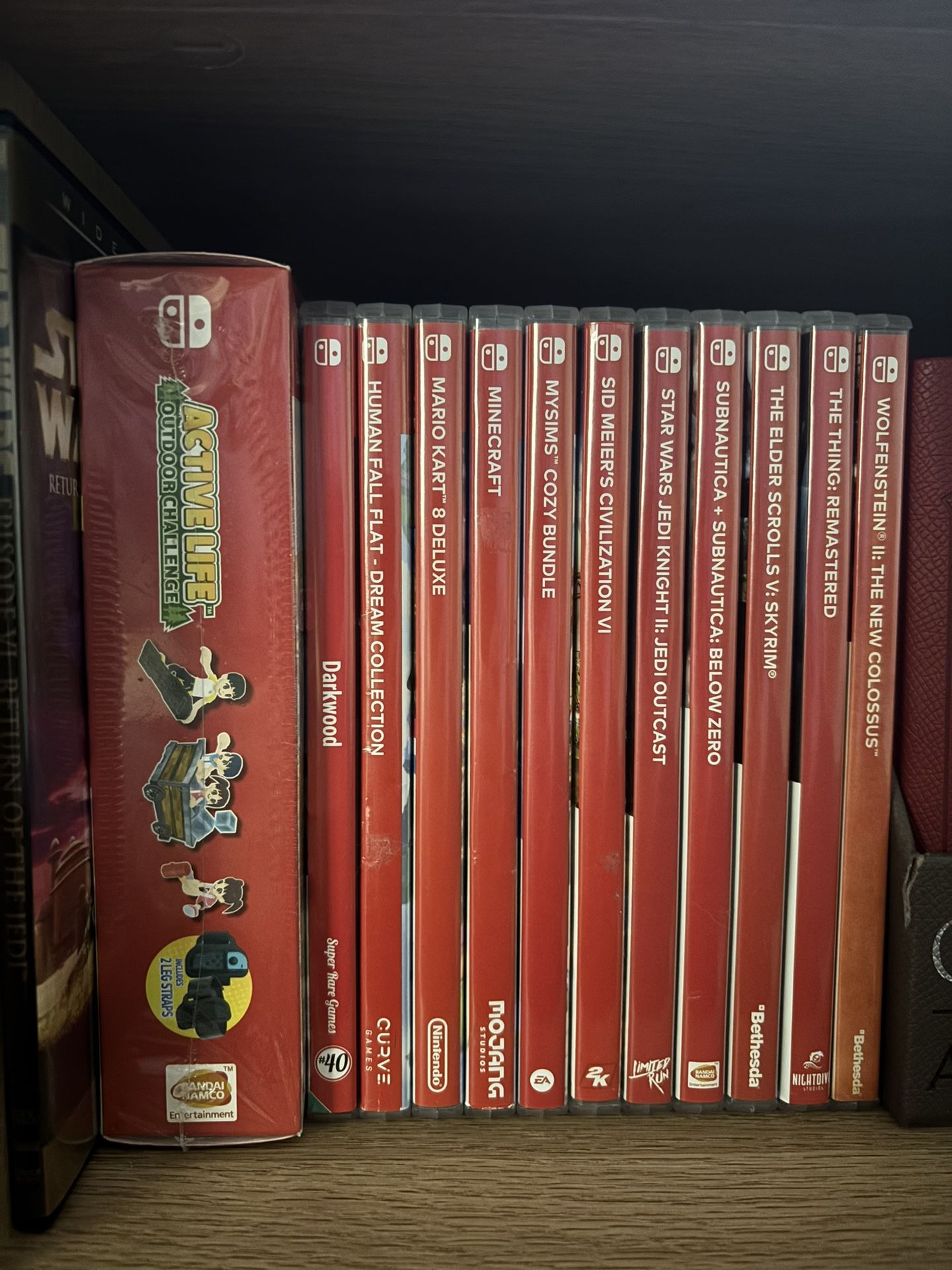 Nintendo Switch Game Lot! - 13 games! - DARKWOOD - STAR WARS - THE THING - SKYRIM