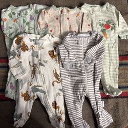 Preemie Baby Clothing Bundle – Carter’s, Gerber & Lou Lou (Lot)