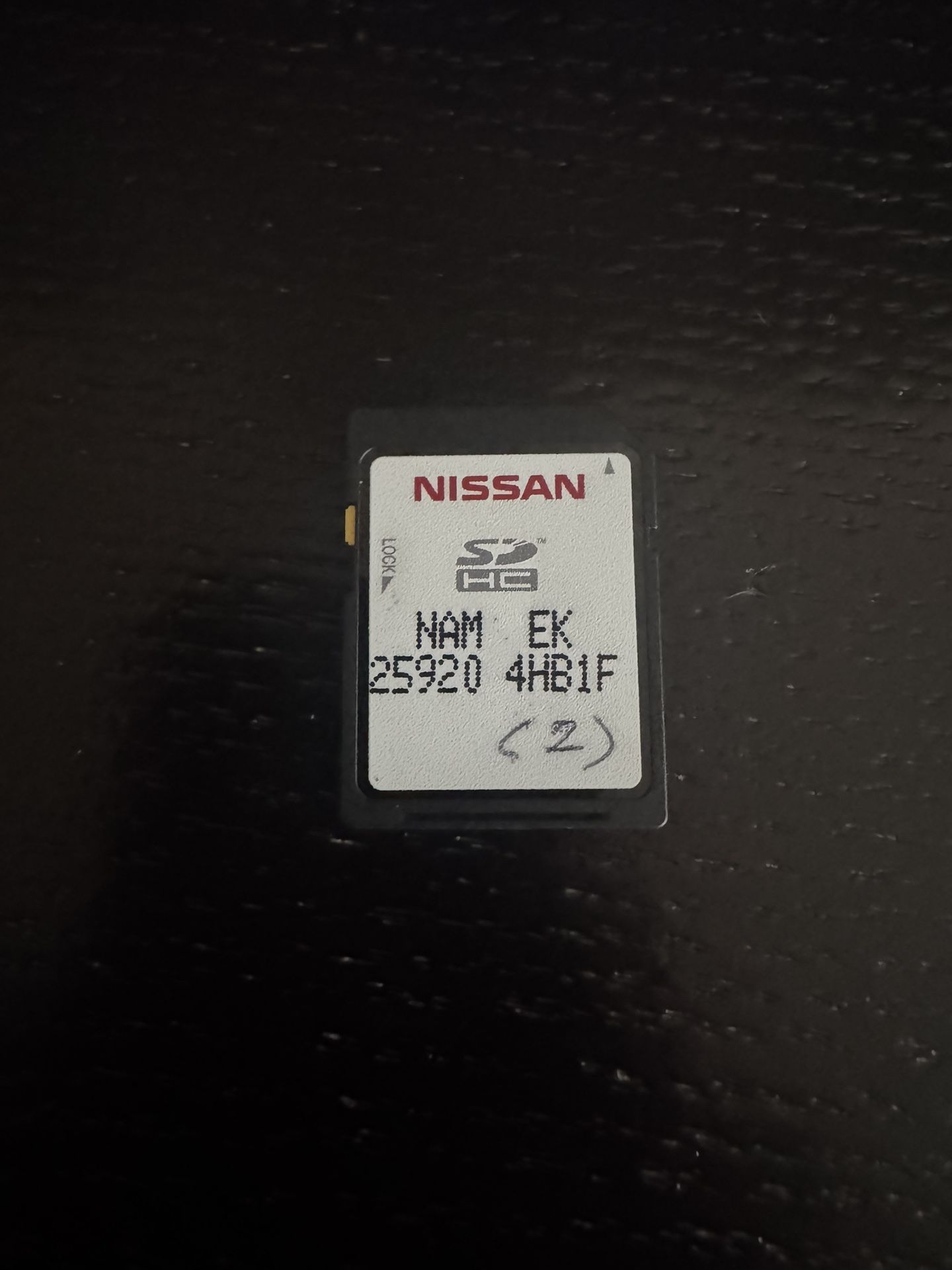 infiniti q50 navigation SD card