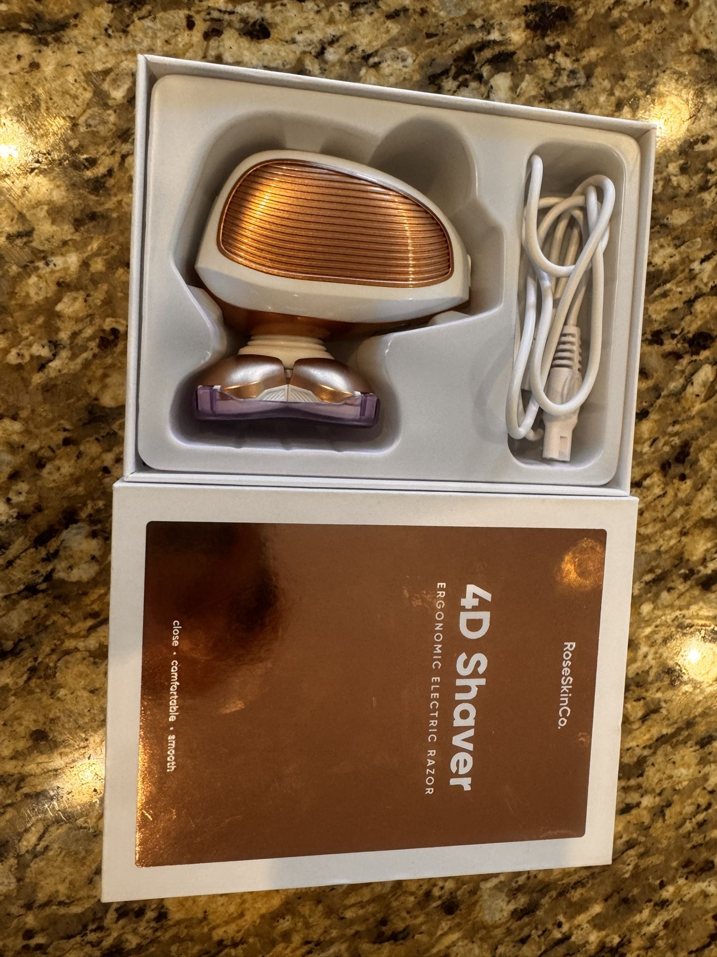 RoseSkinCo 4D Shaver- Ergonomic Electric Razor.