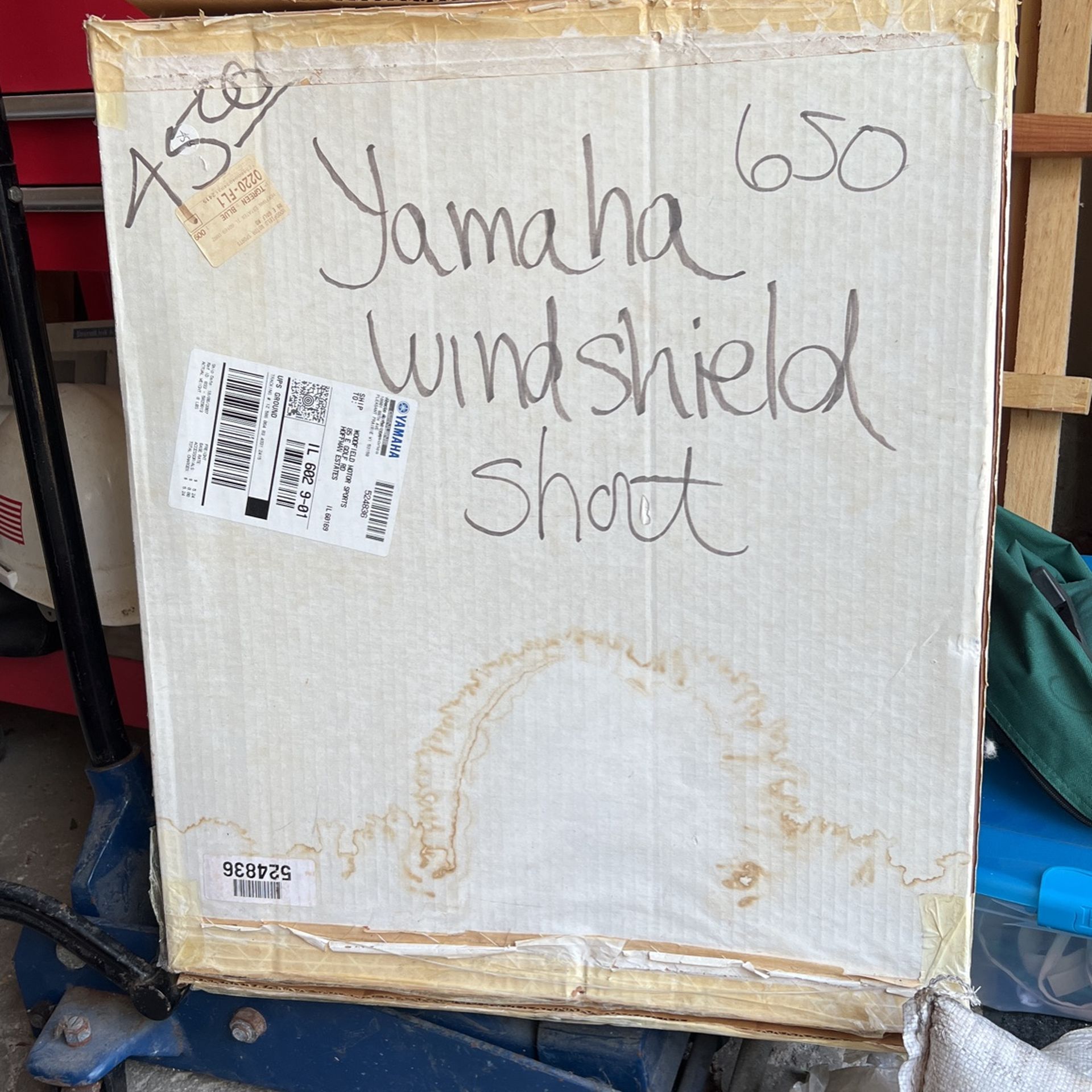 Yamaha VSTAR 650 Short Windshield OBO