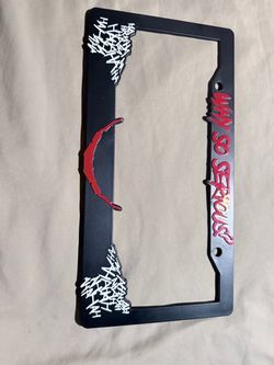 License plate frame