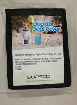 SUPSOO Dog Car Seat Cover