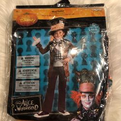 Disney Alice In Wonderland Mad Hatter Child Costume
