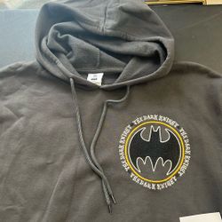 MENS BATMAN PULLOVER HOODIE JACKET SIZE XL NEW