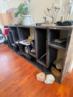 Black shelf