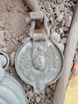 Antique Garlatz iron works Rigging Block