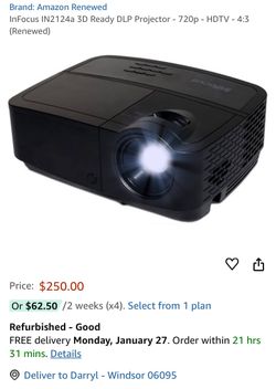 INFOCUS (The New Way To Collaborate ) Projection Television 