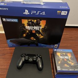 Sony PlayStation 4 Slim 1TB Black Ops Console Bundle 