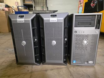 Dell Poweredge R710, 1950, 1900, 1800, MD1000, Rack Cabinet, EMC CX3, Rack Rails and Cables