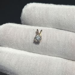 Half Carat Natural Diamond Pendant 