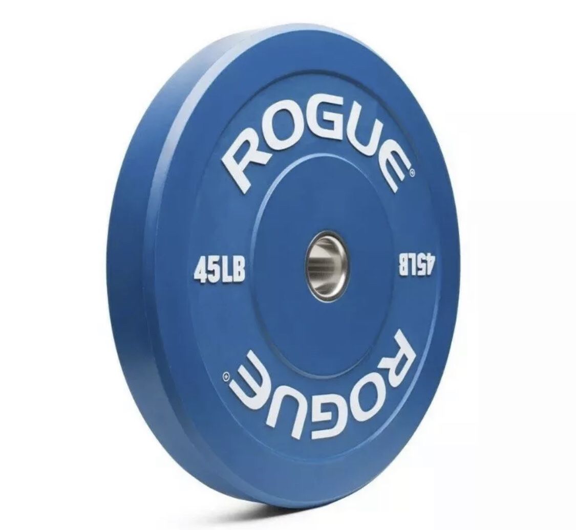 Rogue Fitness Color Echo Bumper Plates 45lb pair