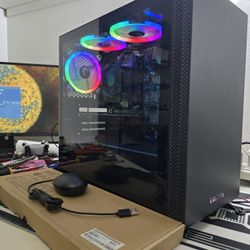 Gaming pc intel i7-4790, quadro p2000, 16 gb ram, ssd, hdd, wifi, keyboard and mouse 