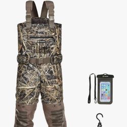 Tidewe New Breathable Chest Waiter, W Steel Shank Boots