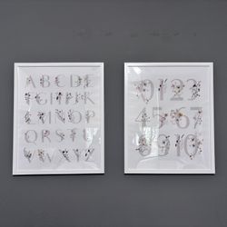 Alphabet & Numbers Wall Art 