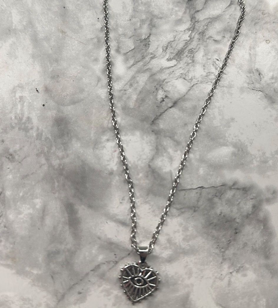 Heart Eye Necklace