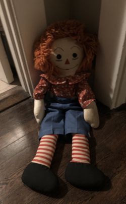 Vintage raggedy Anne doll