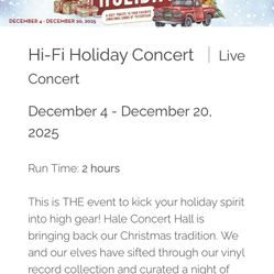 Hale Theater Hi-Fi Concert Tickets