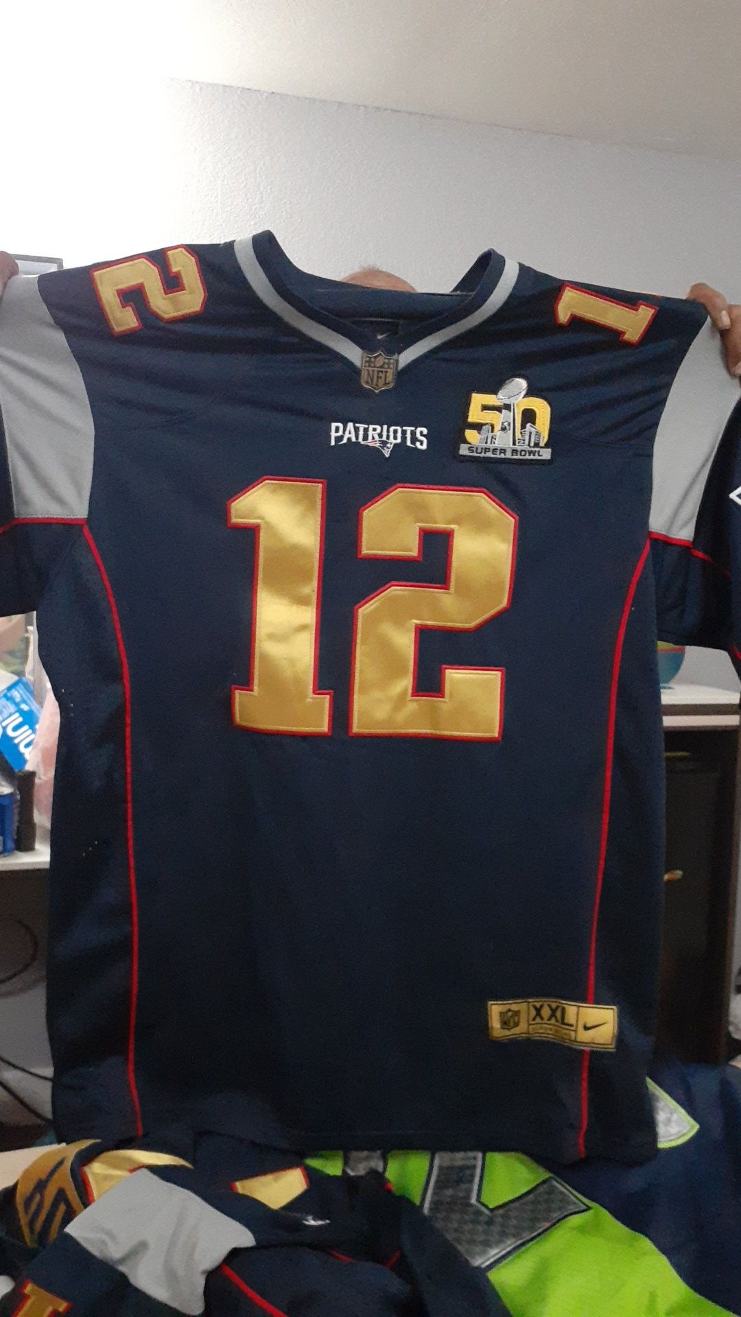 Patriots super bowl jersey