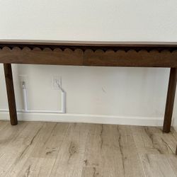 Wood Console Table