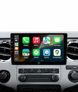Car Stereo Radio 2004 2005 2006 2007 2008 Ford F150, F250/F350/F450 (2008-2016), Apple CarPlay Android Auto, 10” Touch Screen Head Units, Backup Camer