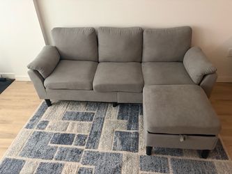 Gray Sectional Sofa - Pickup Only