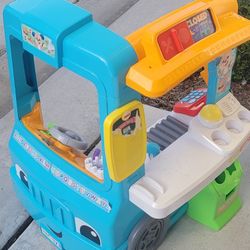 (USED) Fisher-Price Laugh & Learn Servin' Up Fun Food Truck 