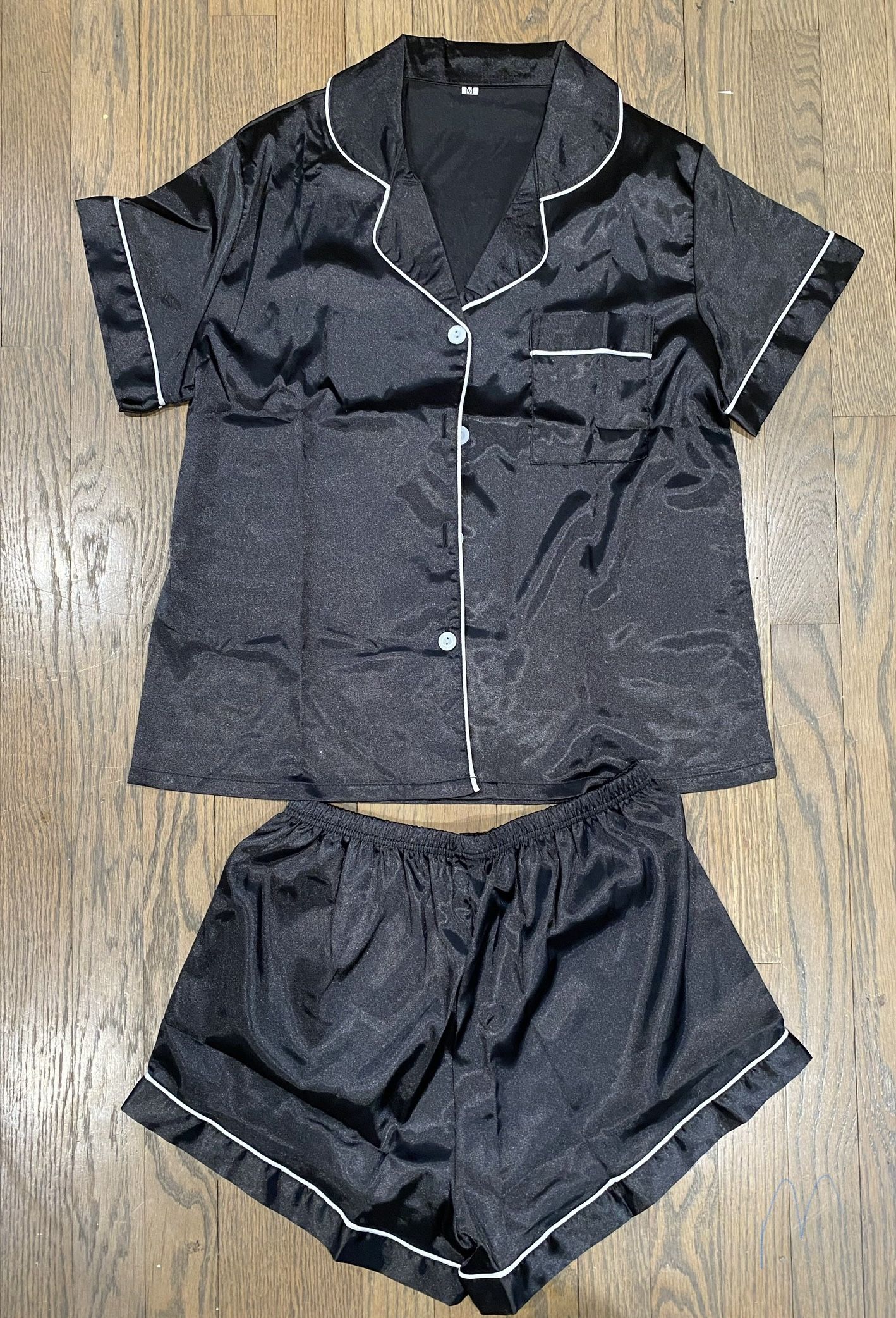 Black Pajamas set size S