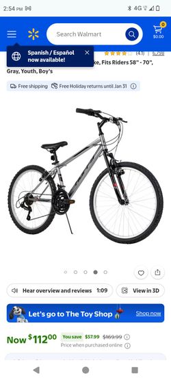 Huffy Gray Mountain Bike