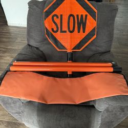 Stop/Slow Pole-Mounted Traffic Paddle