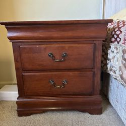 Wood Nightstand