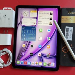 Apple IPad Air 11 (M2 chip / 2024  Model) 128GB  with pen, keyboard case & Accessories 
