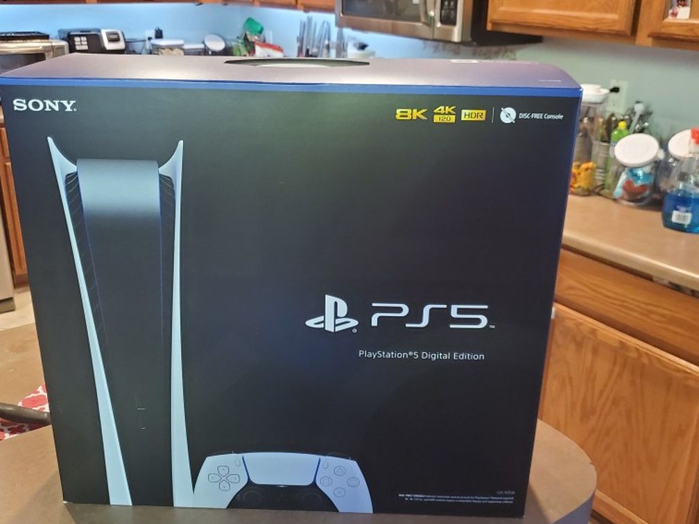 Playstation 5 PS5 - Digital Version - New In Sealed Box With Receipt For registration And Warranty