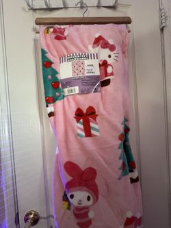 Hello Kitty Christmas Blanket 