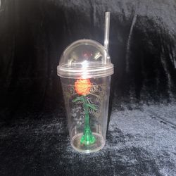 Disney Beauty & The Beast | Enchanted Rose “Beauty Found Within” Tumbler Cup