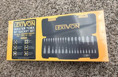 NEW • LEXIVON Master Torx Bit Socket Set (Sealed)