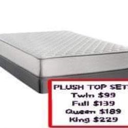 Presidents’ Day Sale On All New Mattress Sets $99&up