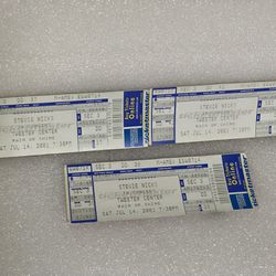 Stevie Nicks Unused Concert Tickets Lot Of 3/ Tweeter Center 2001