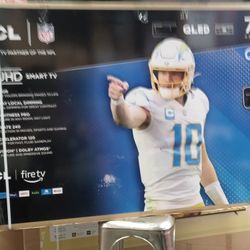 Best Deals.  75" Screen QLED By TCL 🔥 Tv Smart 4k Ultra HDTV. 240htz Motion Ratio.  Brand New 