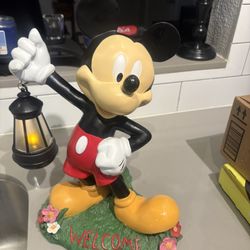 14-15" Tall Mickey Mouse Garden Statue