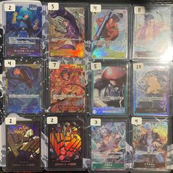 Japanese One Piece Card Lot