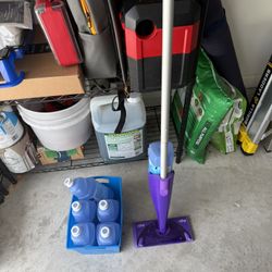 Swiffer Wet Jet And 5 Replacement Bottles