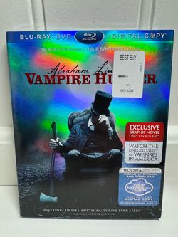 Abraham Lincoln: Vampire Hunter Blu-ray + DVD - Brand New Sealed w/ Slipcover