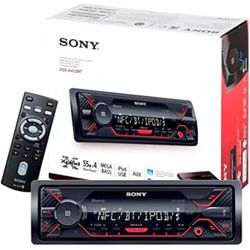 Sony DSX-A410BT Single Din Bluetooth Front USB AUX Car Stereo