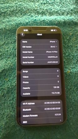 iPhone 14plus 128gb